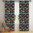 thumbnail image 5 of Blackout Kids Curtains,Colorful Games Device Dark Pattern Childrens Insulated Curtains Set Of 2,Bedroom Essentials,Toddler Room Decor 42"x84", 5 of 5