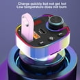 thumbnail image 5 of Konghyp Car MP3 Bluetooth Player – Aluminum Multifunction Device with LED Light and Fast Charge Capability – Perfect for Enjoying Music on the Go While Keeping Your Devices Powered, 5 of 7
