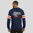 thumbnail image 5 of Men's Darius Rucker Collection by Fanatics Navy Houston Astros Waffle-Knit Raglan Long Sleeve Henley T-Shirt, 5 of 6