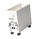 thumbnail image 5 of Carrito de servicio debajo del escritorio, cesta de almacenamiento con estante móvil, carrito móvil con ruedas para dormitorio, sala de estar, hogar,, 5 of 8
