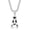 1-Soccer Letter A, variant on Initial A-Z Letter Football Soccer Necklace for Men, Silver Stainless Steel Football Soccer Charm Pendant Necklace, 22+2inch Personalized Birthday Christmas Jewelry Gifts for Men
