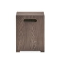 thumbnail image 4 of Jasmine Outdoor Metal Tank Holder Side Table, Brown Wood Pattern, 4 of 7