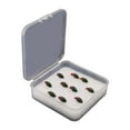 thumbnail image 2 of DYNWAVECA 10 Pcs Leurres de Pêche Souples Leurres Maggots Simulation avec Boîte de Rangement Accessoires de Pêche pour Bar Doré Rivière Truite Vert Foncé, 2 of 10
