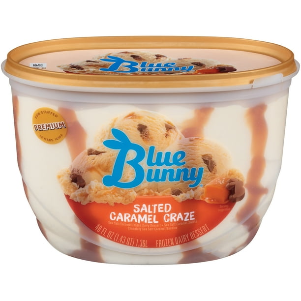 Blue Bunny Salted Caramel Craze Frozen Dessert 46 Fl Oz