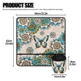 thumbnail image 5 of HELLHERO Sewing Machine Mat with 4 Pockets Foldable Polyester Fabric Foldable Dustproof for Christmas, Butterfly, 5 of 5