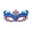 B001- Multicolor (A), variant on 4Th of July Mask for Men Red White Blue Sequin Half Mask with Crown, Ideal for Masquerade Party and 4Th of July Party Supplies Patriotic Masquerade Mask for Couples and Adults,