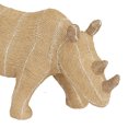 thumbnail image 5 of 5" x 8" Light Brown Polystone Rhino Sculpture, by DecMode, 5 of 8