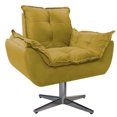 thumbnail image 2 of Sillón Odette B base de metal - Amarillo WEIK Odette, 2 of 5