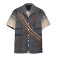 thumbnail image 4 of Armadura templaria, caballero medieval europeo, estampado 3D, ropa de cosplay de hip-hop callejero para hombre, camisetas divertidas de manga corta con cuello redondo vintage, 4 of 5