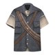 thumbnail image 3 of Armadura templaria, caballero medieval europeo, estampado 3D, ropa de cosplay de hip-hop callejero para hombre, camisetas divertidas de manga corta con cuello redondo vintage, 3 of 4