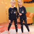 thumbnail image 2 of LIIPEE Cartoon Graphic Pajamas For Boys Long Sleeve Tees And Pants Pajama Set 2 Piece Kids Autumn Comfortable Cute Everyday Sleepwear,12-13 Years, 2 of 9