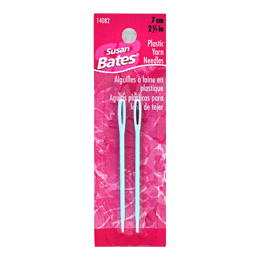 Susan Bates Luxite Plastic Yarn Needle 2 3/4 Inch