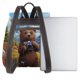 thumbnail image 3 of Disketp Snowy Mountain Photography Bear Mochila de Cuero para Mujer, Bolso de Espalda Antirrobo con Estilo para Viaje, Trabajo y Uso Diario, 3 of 4