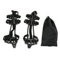 thumbnail image 2 of Crampones para nieve y hielo, 1 par de crampones para hielo de 24 dientes, cubierta para zapatos, crampones antideslizantes para escalada, estándares líderes en la industria, 2 of 14