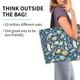 thumbnail image 2 of Balery Underwater Creature Bolsa Tote Estilo Estético con Cremalleras, Bolsa de Hombro, Bolsa de Compras Grande y Plegable, 2 of 8