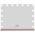 thumbnail image 4 of Impressions Vanity Aurora Hollywood LED Makeup Mirror with 15 Frosted Lights (Rose Gold), 4 of 6
