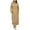 Khaki, variant on Long Hoodie Dress for Women with Pocket Cotton Fleece Drawstring Hooded Sweatshirts Plus Size Fall Winter Maxi Dress (5XL, Khaki)