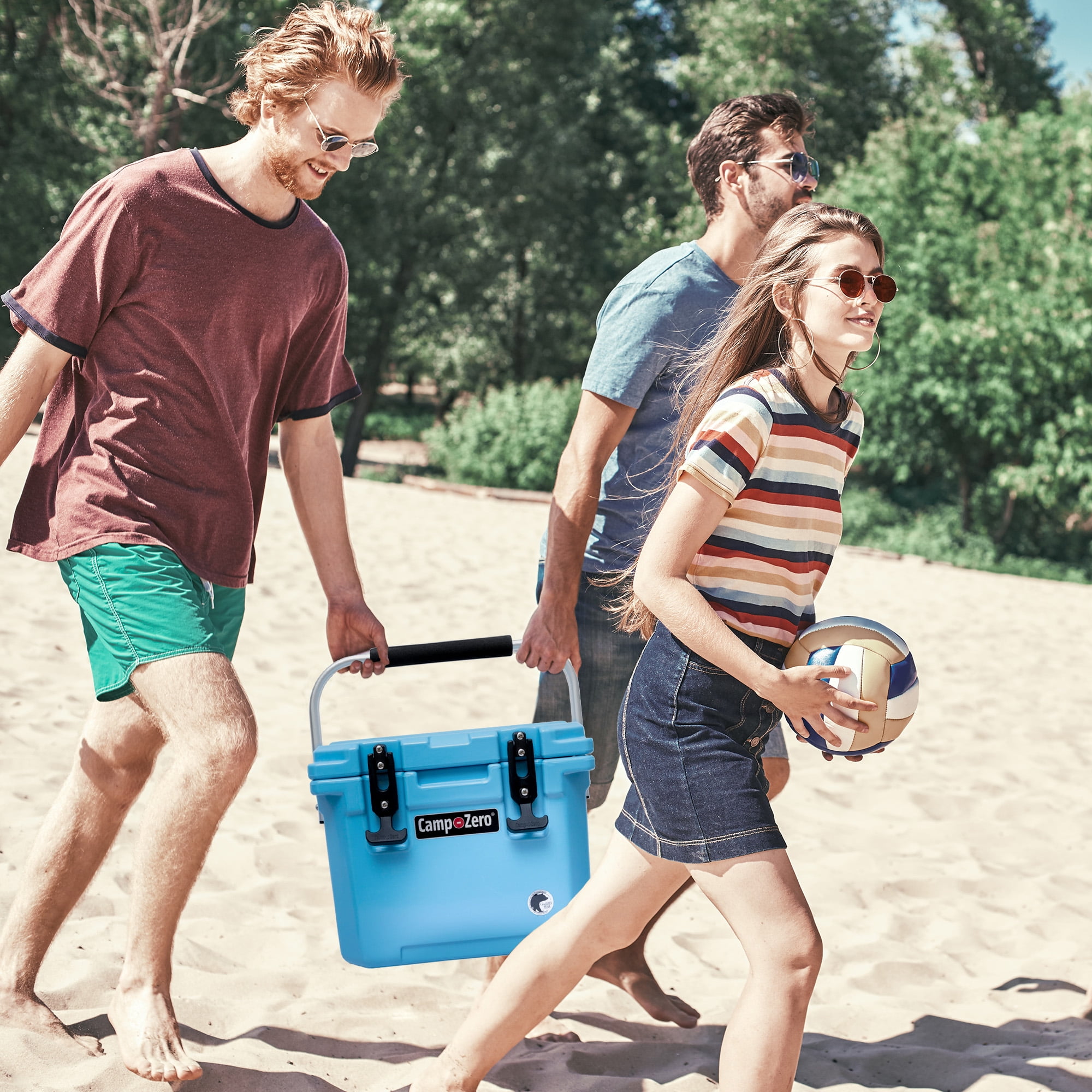 Camp-Zero 10L Premium Roto Molded Cooler with Aluminum Handle