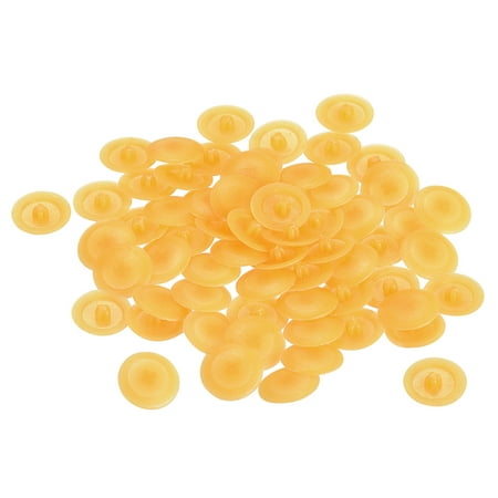 

Screw Cap Covers 160 Pack 12x3mm Plastic Screw Decoration Cover Light Orange