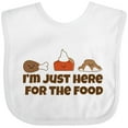 thumbnail image 3 of Inktastic Thanksgiving Here for the Food Boys or Girls Baby Bib, 3 of 4
