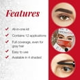 thumbnail image 6 of Ardell Eyebrow Tint Kit, Semi-Permanent Eyebrow Dye with Natural Extracts, Soft Black, 6 of 8