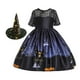 thumbnail image 5 of Vestido de disfraz de Halloween de para niña, vestido de , vestidos de princesa , vestidos de niño con estampado de calabaza para vestir, cumpleaños Altura 130cm Hugo vestidos de niñas, 5 of 7