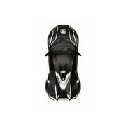 Lykan Hypersport Black with Black Panther Diecast Figure Marvel Series 1/24 Diecast Model Car by Jada