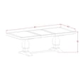 thumbnail image 5 of East West Furniture Laneville 9-Piece Kitchen Dining Set in Walnut Finish, 5 of 7