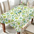 thumbnail image 4 of Coolnut Saint Patrick Clover Tablecloth Rectangle Colorful Table Cloth Large Square Table Cover for Dining Kitchen Party 60"x60" Decor Gift, 4 of 7