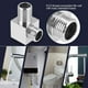 thumbnail image 4 of Codo de impulsión de pared Vhermosa Cuadrado Codo de salida de ducha Conector de flexo de ducha para ducha de mano, 4 of 5