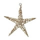 thumbnail image 2 of Adornos navideños, adornos navideños de hierro con forma de estrella de mar, adornos para ventanas, estrella para la copa del árbol de Navidad, estrella de cinco puntas, adornos para el atrio del arma, 2 of 6