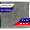 thumbnail image 1 of 14″ x 14″ x 3/8″ Aluminum Mesh Air Filter Replacement Screen, 1 of 5