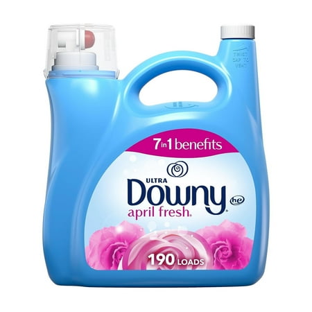 Downy Ultra Laundry Liquid Fabric Softener (Fabric Conditioner), April Fresh, 140 fl oz, 190 Loads (Pack of 3)