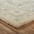 thumbnail image 4 of Ox Bay Epoch 5' x 7'9" Blue/Ivory Medallion Hand-Tufted Wool Blend Indoor Area Rug, 4 of 9