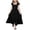 Black, variant on Little Girls Dress Girls Dress Summer Ruffle Sleeve Mesh A Line Casual Party Dresses with Pockets Size 15-16 (Multicolour,15-16 Years)