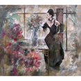 thumbnail image 3 of Wiley, Marta 22x20 Black Modern Framed Museum Art Print Titled - Romantic Lady, 3 of 5
