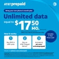 thumbnail image 3 of AT&T Samsung Galaxy A17 5G, 128GB, Black - Prepaid Smartphone[Locked to AT&T], 3 of 9