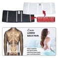 thumbnail image 4 of Core Products Corfit LS Lumbar Support Adjustable Back Brace for Pain Relief, Men/Women - White, Medium/Large, 4 of 8