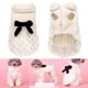 thumbnail image 3 of Methold Durable para un duradero perro elegante abrigo de invierno de piel de lujo ropa para perros pequeños y gatos con estilo Ropa para mascotas blanco lechoso S, 3 of 6