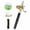 Black, variant on Portable Telescopic Mini Fishing Pole Set Pocket Pen Shape Folded Fishing Rods Kit with Reel Wheel