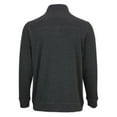thumbnail image 4 of Boxercraft BM5209 Men's French Terry Button Pullover-Charcoal Heather-2XL, 4 of 4