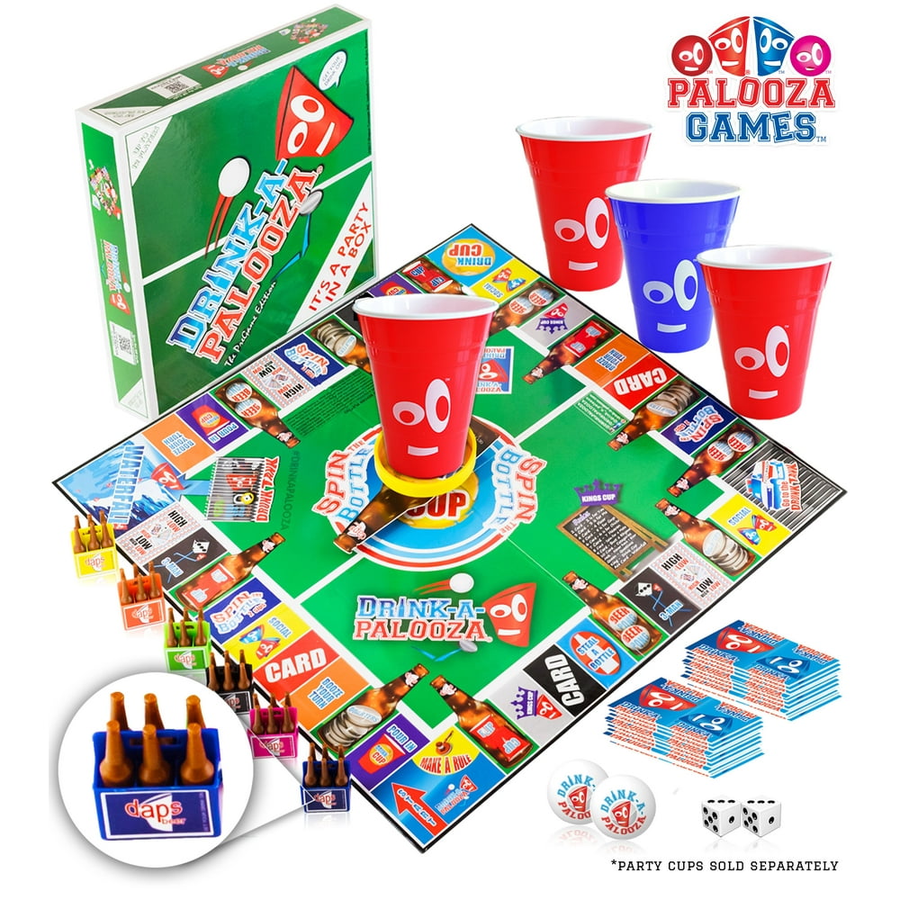 DRINKAPALOOZA Board Game Fun Drinking Games for Adults