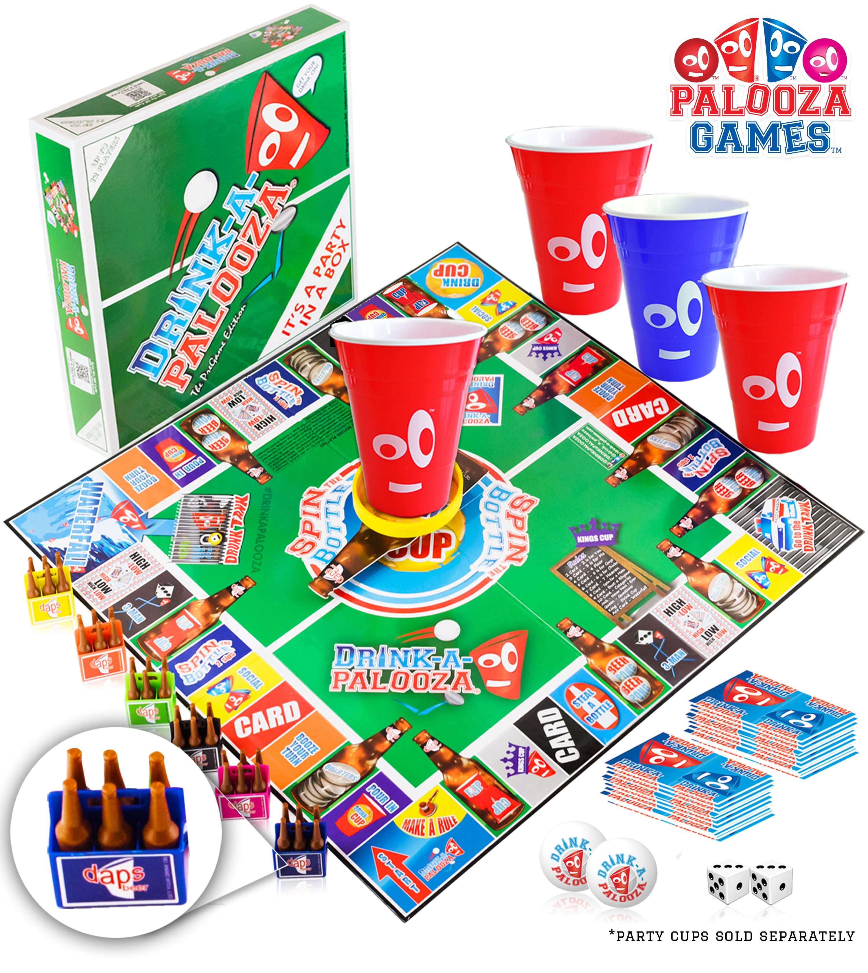 DRINK A PALOOZA Board Game Fun Drinking Games For Adults Game Night 