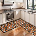 thumbnail image 3 of Kitchen Rugs Sets Of 2,Halloween Ghost & Pumpkin Pattern Anti Fatigue Kitchen Mat Rugs Non Slip Washable,Decorative Kitchen Floor Mats for Kitchen,Sink,Laundry,17"x47"+17"x47", 3 of 5