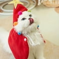 thumbnail image 4 of Halloween Vampire Pet Cape Costume for Small Dogs And Cats No Battery Featherless Party Decorating Accessories (Green,M), 4 of 7