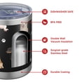 thumbnail image 4 of 12oz Tumblers Dog Breeds Vacuum Insulated Stainless Steel Travel Tumbler Cups Mug with Lid and Straw for Beer,Coffee,Beverages with Cleaning Brush for Cold & Hot Drinks, 4 of 5