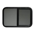 thumbnail image 2 of ToughGrade Horizontal Sliding Black RV Window 30" X 20" X 1-1/2" Includes Mounting Ring and Bottom Screen, 2 of 4