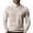 Khaki, variant on Wutalume Men's Turtleneck Slim Fit Pullover Plus Velvet Long Sleeve Solid Color Sweater, Warm and Soft for Cold Days,Black L