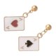 thumbnail image 3 of 1 par de tarjetas de moda de la moda Pendientes colgantes de la oreja Pendientes de orejas Joyería esquí esquí Gafas de esquí, 3 of 3