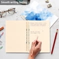 thumbnail image 5 of Haosy Blue and White Geometric Notebooks 2 Pcs 1-subject Journal 60 Sheets A5 College Ruled Paper Detachable Ring 8.3"x5.7", 5 of 8